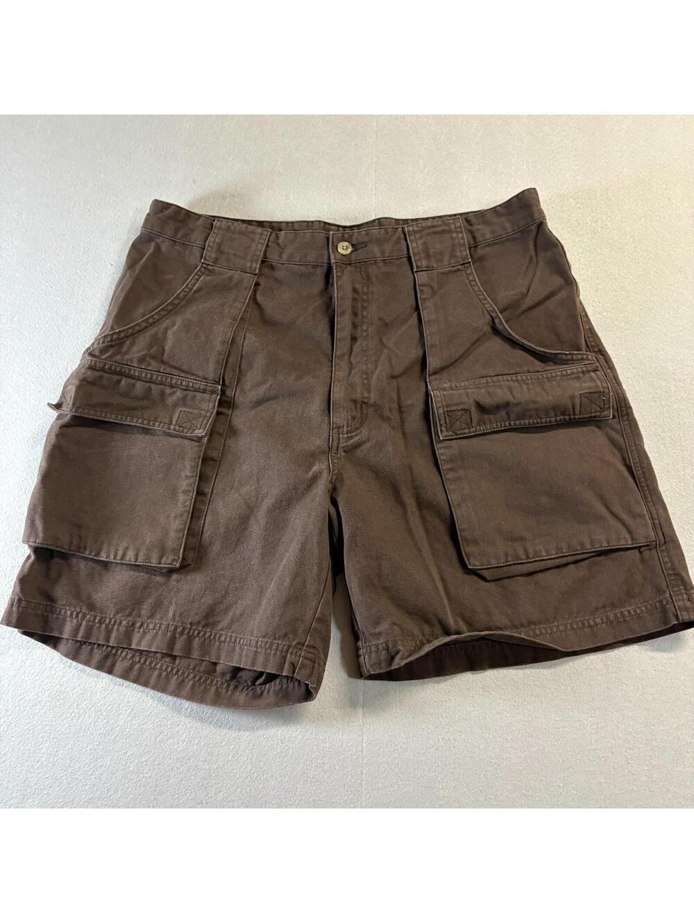 High Sierra Cargo Shorts Brown Utility Hiking Workwear Outdoor Mens 36